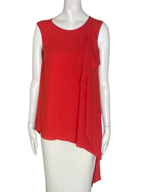 Blusa Tesoro Tps Asimétrico Sin mangas Naranja - Talla S