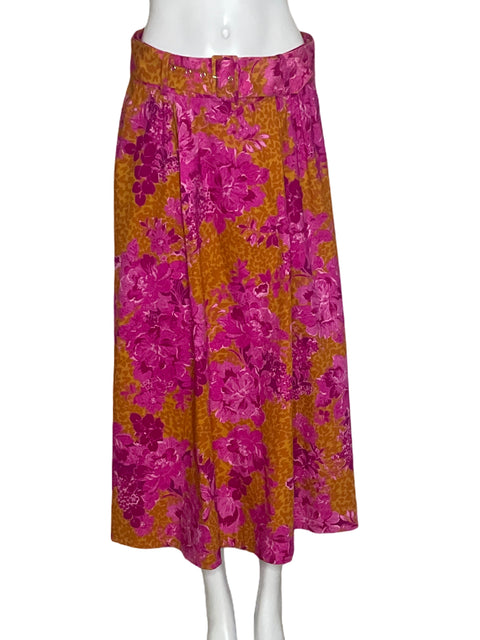 Falda Ted Baker de Algodón Rosado - Talla 2