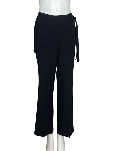 Pantalón Calvin Klein Liso Palazo Negro - Talla M
