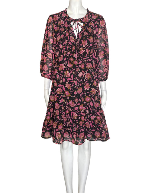 Vestido Marissa Olivia Estampado Vuelos Rosado - Talla M
