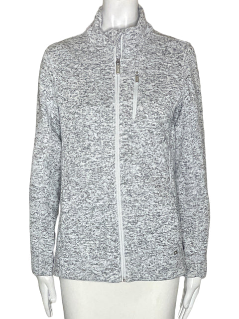 Abrigo Calvin Klein de Algodón Manga larga Zipper Gris - Talla S