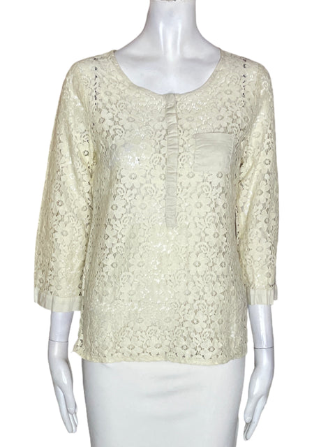 Blusa The Limited Tejido Suelto Beige - Talla XS