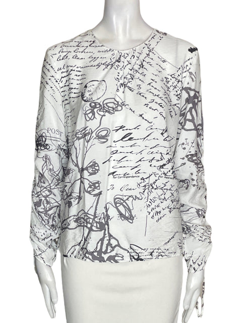 Camisa Desigual Manga larga Botones Blanco - Talla S