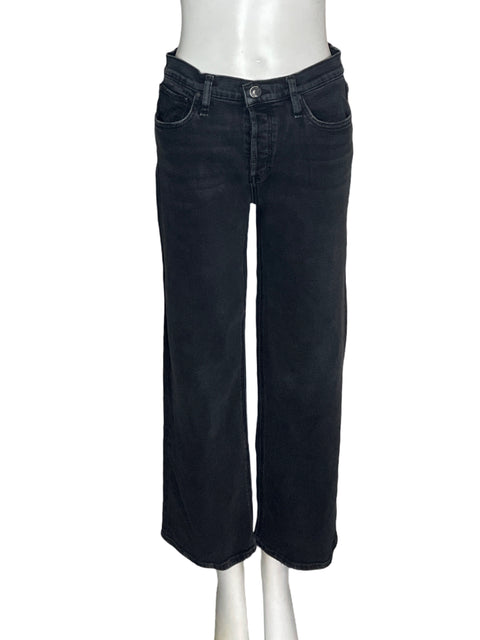 Pantalón Hudson Recto Wide-leg Negro - Talla 28