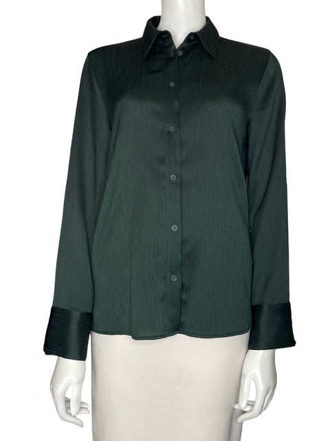 Camisa Banana Republic Texturizado Verde - Talla S