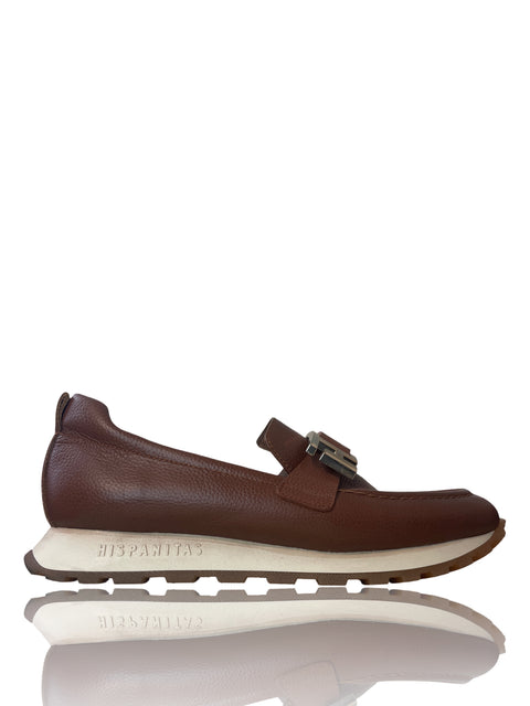 Zapato Hispanitas Suela de goma Cerrado Marrón - Talla 39