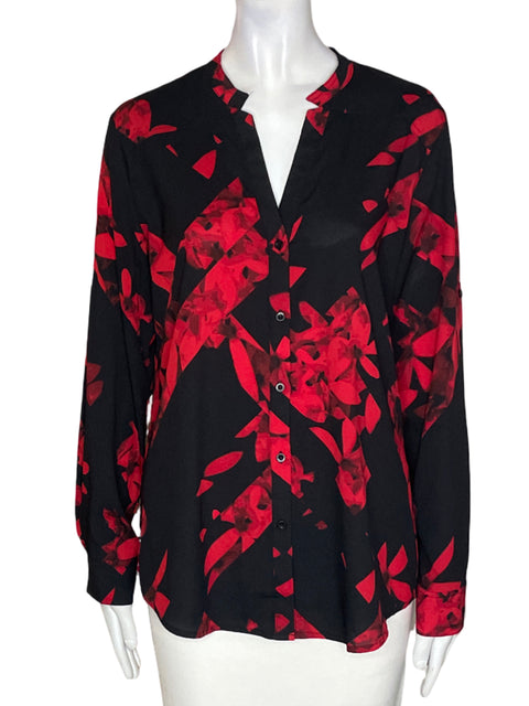 Blusa Karl Lagerfeld Cuello v Manga larga Rojo - Talla S