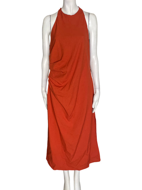 Vestido Mango Sin mangas Maxi Naranja - Talla XL