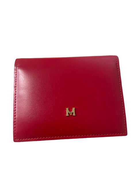 Cartera Mario Hernandez Tarjetero Monedero Rojo - Talla U