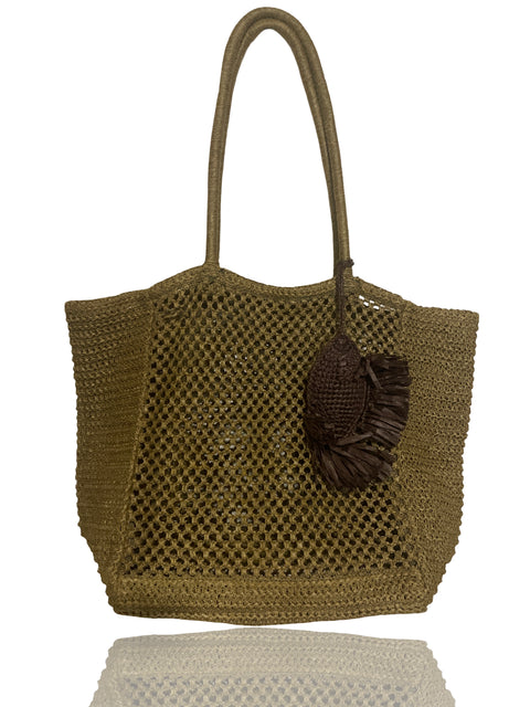 Cartera Tesoro Tps Tejido Artesanal Marrón - Talla U