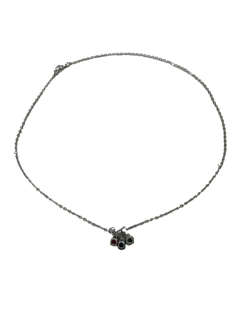 Pulsera Tesoro Tps Piedras natales Gemas Plateado - Talla U