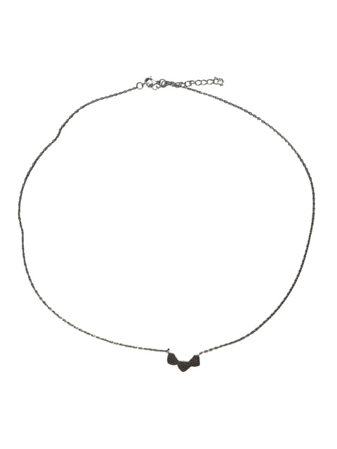 Collar Tesoro Tps Dije Corazon Plateado - Talla U