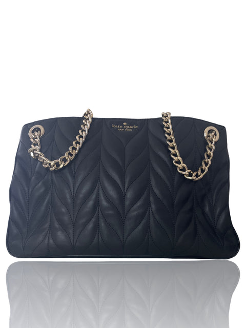 Cartera Kate Spade Acolchado Cadena Negro - Talla U