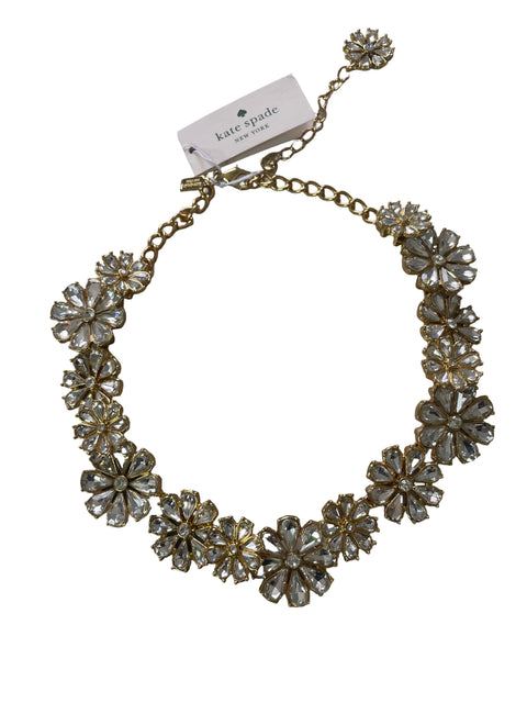 Collar Kate Spade Gargantilla Floral Dorado - Talla U