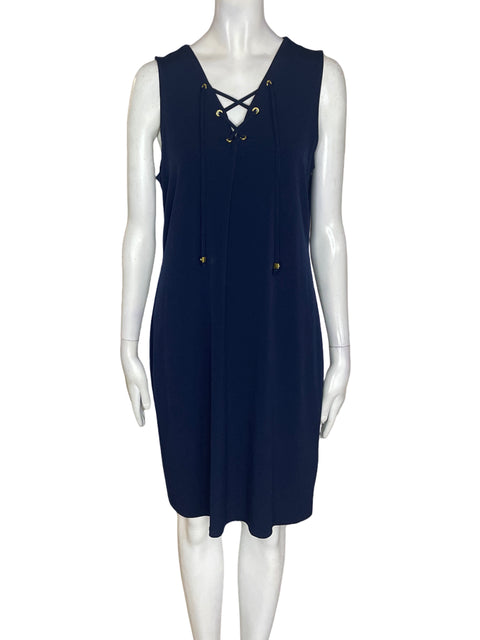 Vestido Michael Kors Sin mangas Midi Azul - Talla M