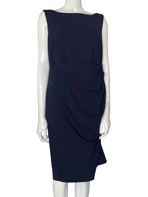 Vestido Calvin Klein Midi Sin mangas Azul - Talla 16
