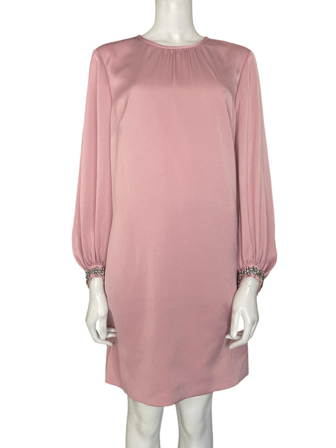 Vestido De Fiesta Ted Baker Midi Manga larga Rosado - Talla S