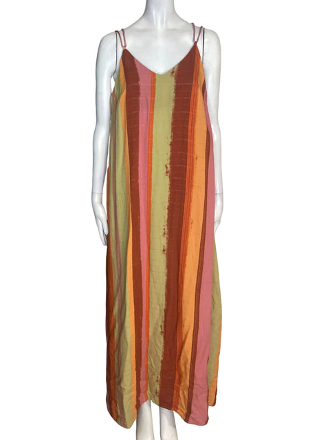 Vestido Cacay Tiras Suelto Naranja - Talla S