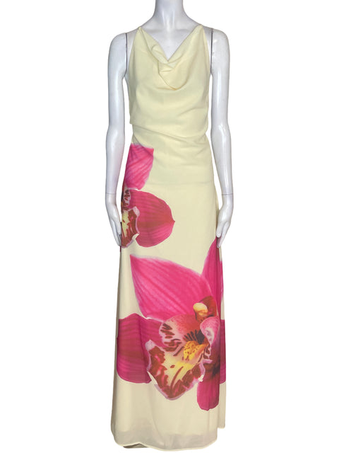 Vestido Peppermayo Tiras Maxi Beige - Talla 10