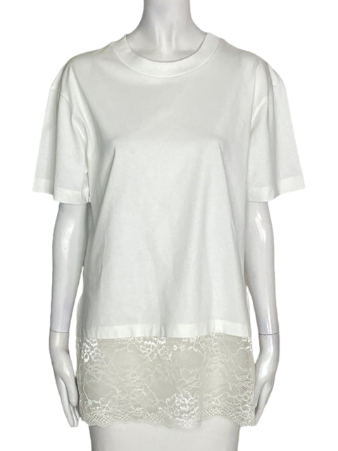 Camiseta Glee Manga corta Bordado Blanco - Talla M