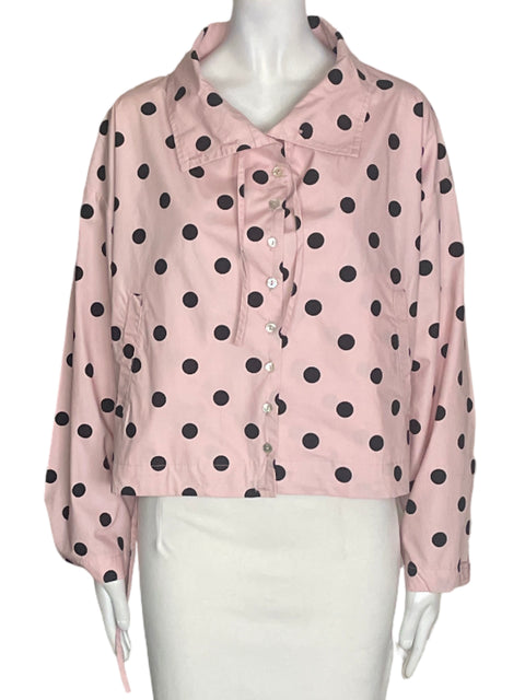 Chaqueta Zara de Algodón Lunares Manga larga Rosado - Talla XS