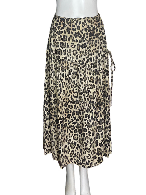 Falda Bimba Y Lola Animal print Maxi Beige - Talla 34