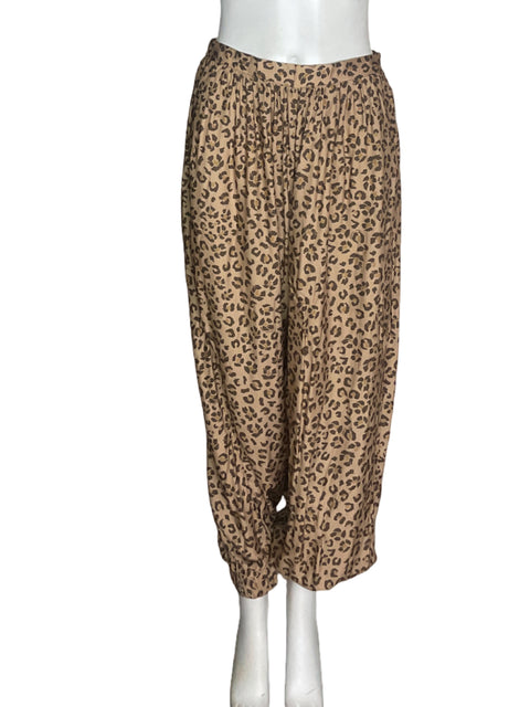 Pantalón Farm Animal print Bolsillo Marrón - Talla S