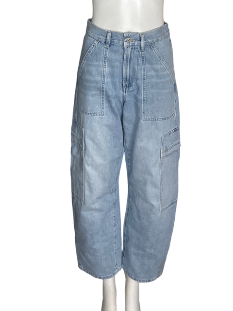 Pantalón Citizens of humanity de Algodón cargo Wide-leg Azul - Talla 24