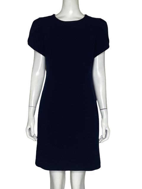 Vestido Calvin Klein Fluido Manga corta Azul - Talla 6