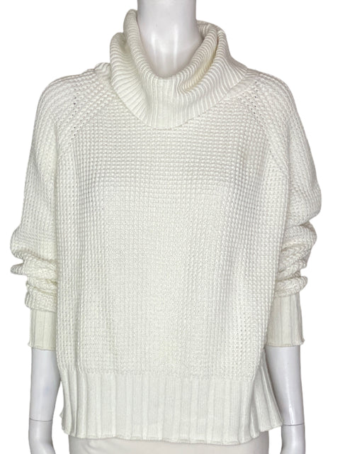 Chaqueta Naf Naf Tejido Lana Blanco - Talla XS