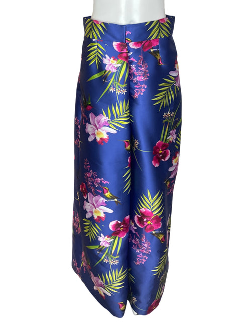 Pantalón Love Lola Wide-leg Estampado Azul - Talla M