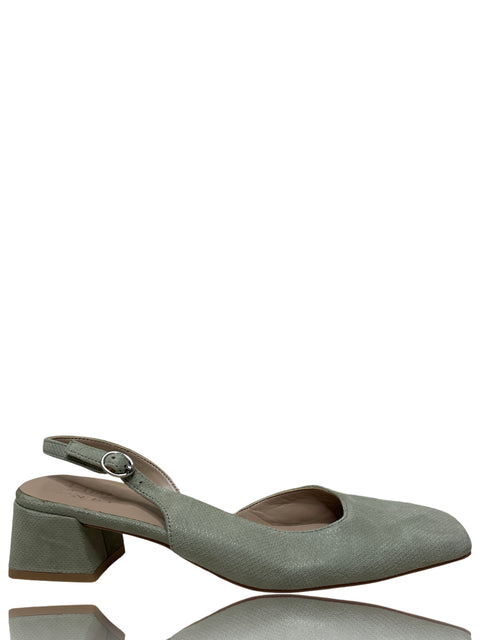 Tacón Naturalizer Stiletto Tacón bajo Verde - Talla 9