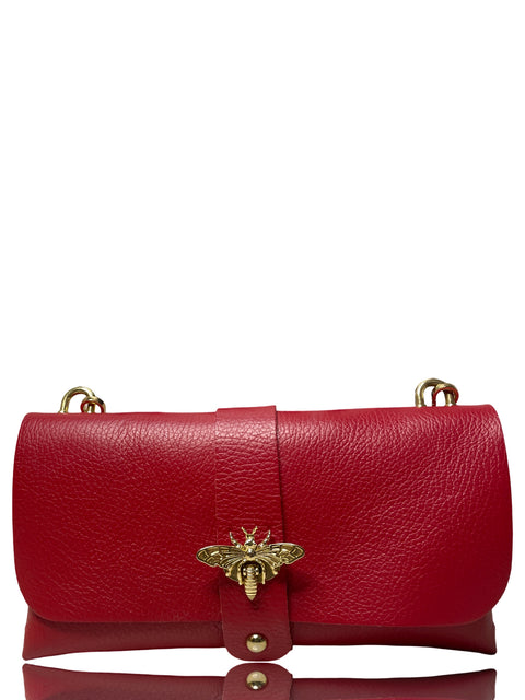 Cartera Tesoro Tps Mini Cadena Rojo - Talla U