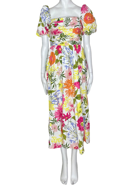 Vestido Reformation Maxi Estampado Rosado - Talla S