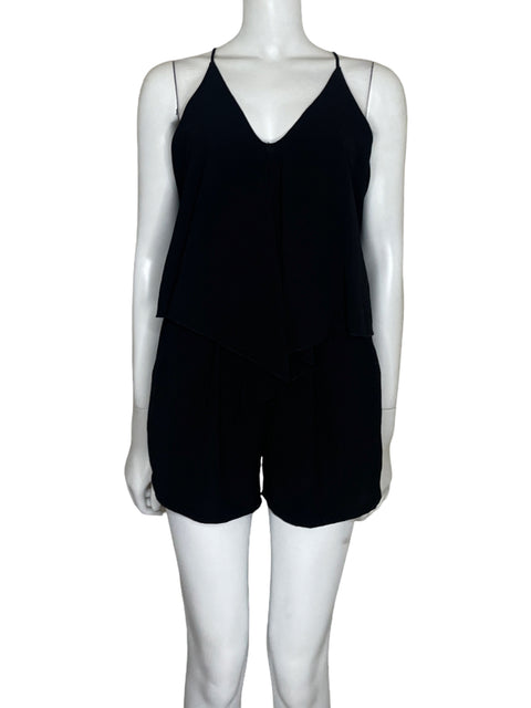 Romper Tyche Vuelos Bolsillos Negro - Talla M