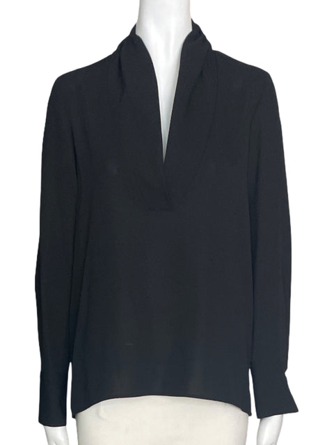 Blusa Zara Cuello v Negro - Talla S