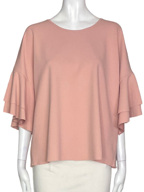 Blusa True True Liso Ruchas Rosado - Talla XL