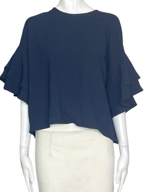 Blusa Zara Liso Negro - Talla L