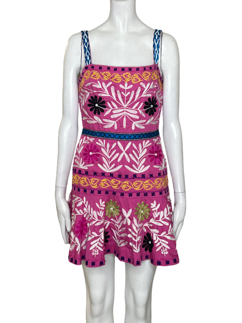 Vestido Alexis Venise Embroidered Rosado - Talla S