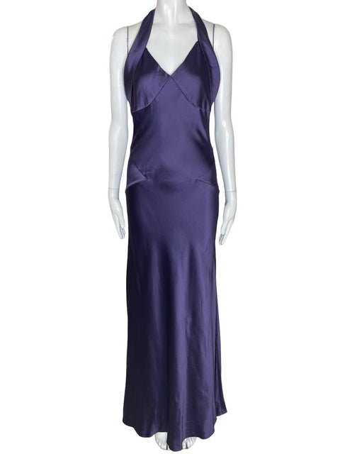 Vestido Tesoro Tps Maxi Ajustado Morado - Talla S