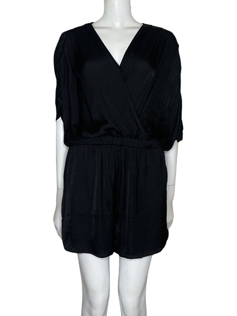 Romper Naked Zebra Fluido Pinzas Negro - Talla M