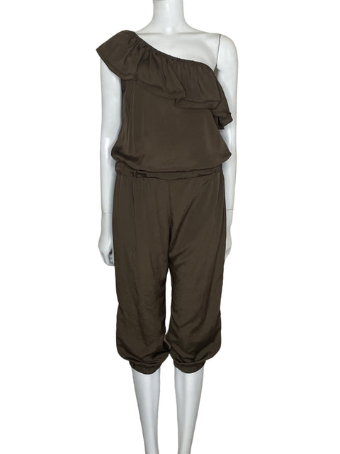 Mono Event One shoulder Vuelos Marrón - Talla M