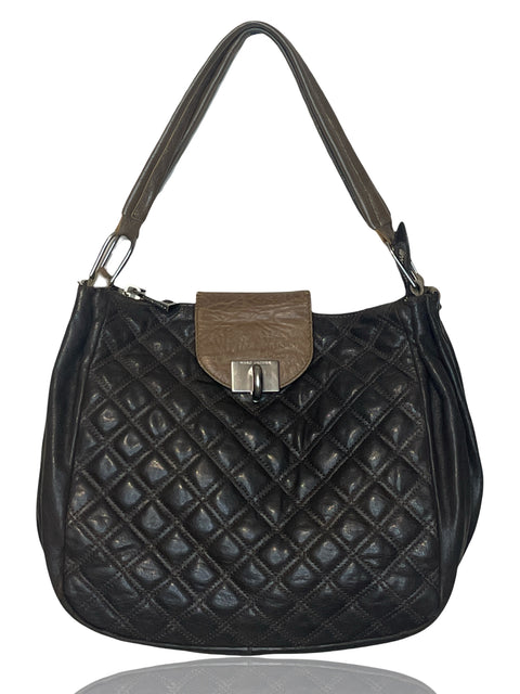 Cartera Marc Jacobs Quilted Cuero Marrón - Talla U