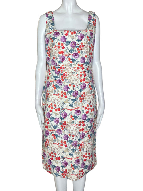 Vestido Ann Taylor Midi Naranja - Talla 6