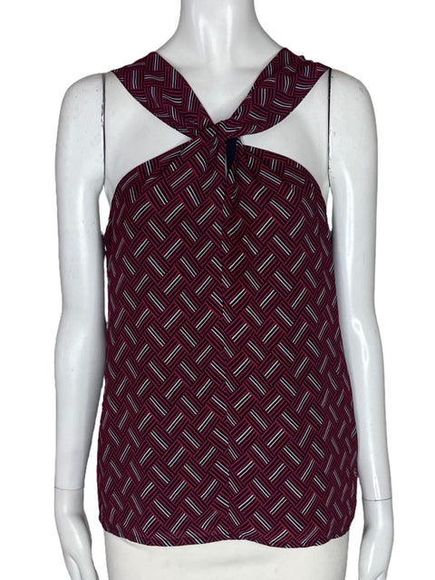 Blusa Banana Republic Cruzado Rayas Rojo - Talla XS