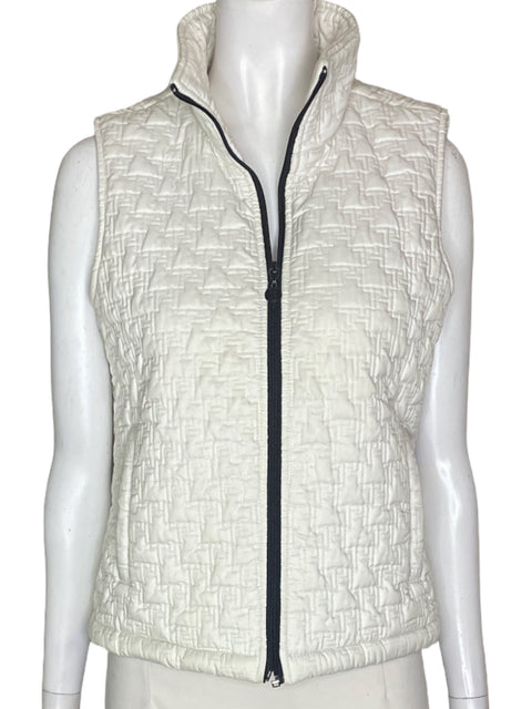 Chaqueta Tommy Hilfiger Zipper Sin mangas Blanco - Talla M