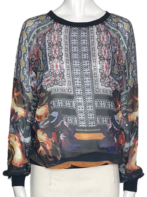 Blusa Clover Canyon Estampado Cuello redondo Negro - Talla L