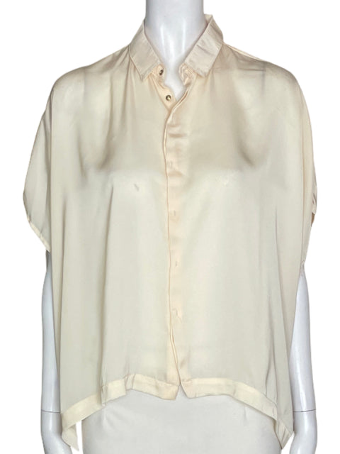 Blusa Ovi Liso Beige - Talla S