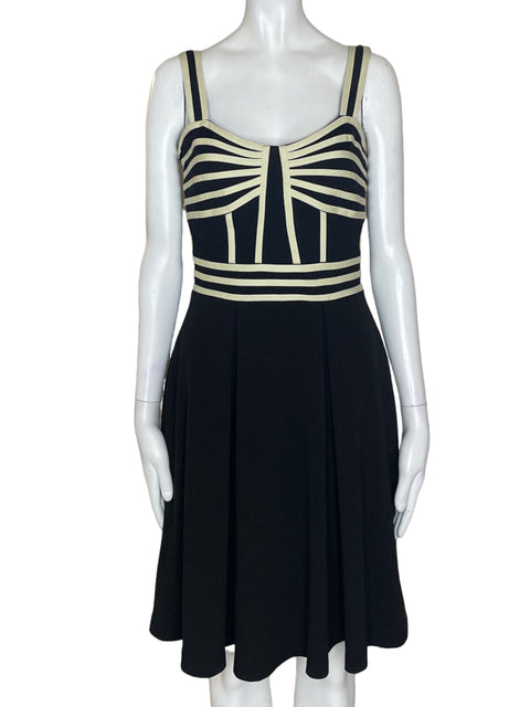 Vestido Pink Martini Midi Plisado Negro - Talla XS