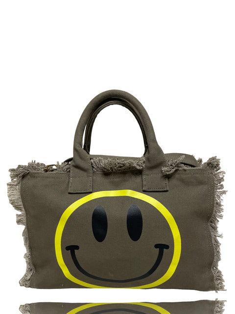 Cartera Tesoro Tps Tela Emoticón Verde - Talla U